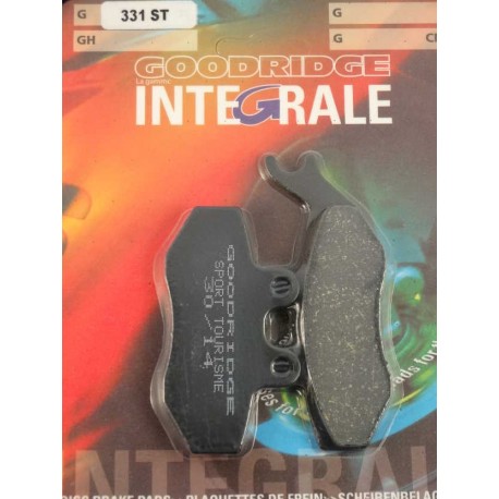 Plaquettes de frein moto organique GOODRIDGE G331SC