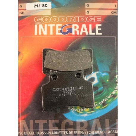 Plaquettes de frein moto organique GOODRIDGE G211SC