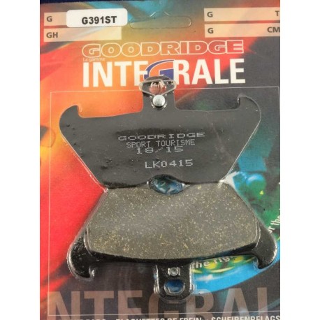 Plaquettes de frein moto organique GGODRIDGE G316SC