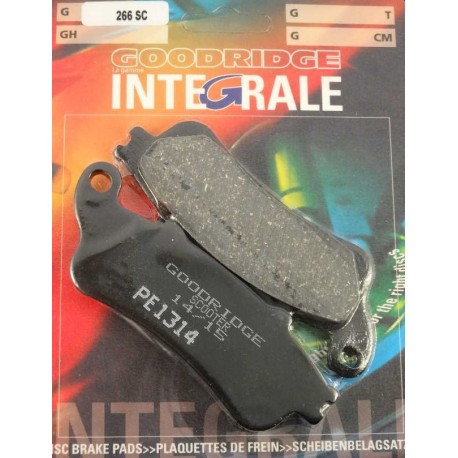 Plaquettes de frein moto organique GOODRIDGE G266SC