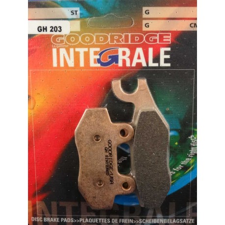 Plaquettes de frein moto sinter GOODRIDGE GH203