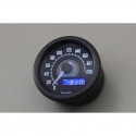 Compteur moto DAYTONA VELONA à leds NOIR FOND BLANC 200km/h