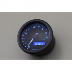 Compte tour DAYTONA VELONA noir 18 000 tr-min Velona 60mm