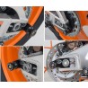 Pions de bras oscillant R&G RACING Honda CBR600RR CBR1000RR avec platine déporté 0