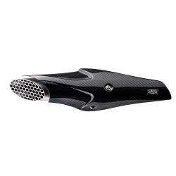 Cache carbone pour d'échappement YAMAHA MT 07 MT 07 TRACER 2014-2020