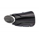 Cache carbone pour d'échappement YAMAHA MT 09 TRACER 2015-2020