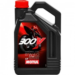 HUILE MOTUL 300V Factory Line Road Racing 5W40 4 litres