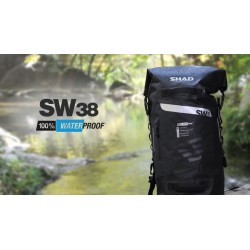 Sac de selle moto étanche type polochon Shad SW38