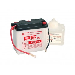 Batterie moto BS BATTERY 6 volts Renforcée 6N4B-2A-3