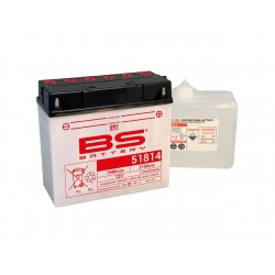 Batterie moto BS BATTERY 12 volts 51814 (12C16A-3B)