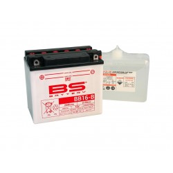 Batterie moto BS BATTERY Haute-performance 12 Volts  51912 / YB16-B