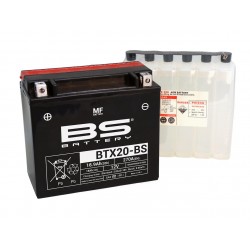 Batterie moto BS BATTERY Haute-performance 12 Volts Sans entretien YTX20-BS BTX20-BS