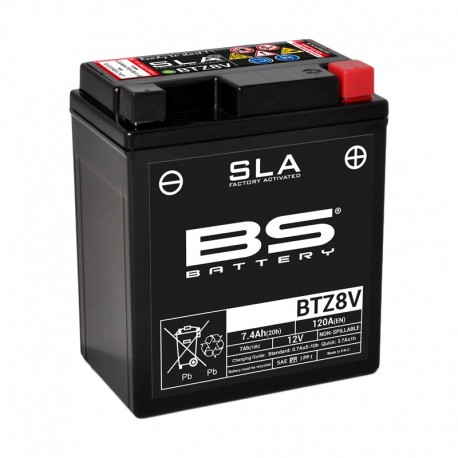 Batterie moto BS BATTERY BTZ8V SLA