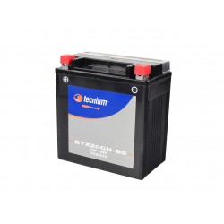 Batterie moto Tecnium 12 volts sans entretien YTX20CH-BS BTX20CH-BS