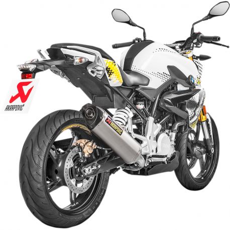 Ligne complete d'Echappement AKRAPOVIC RACING LINE BMW G310R G310GS 2016-2020