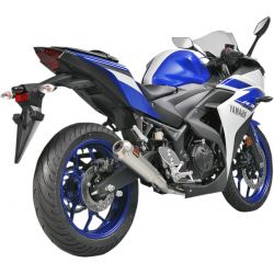 Ligne complète non homologué d'Echappement AKRAPOVIC RACING LINE YAMAHA YZF-R25 2014-2021 YZF-R3 2015-2021 MT-03 2016-2019
