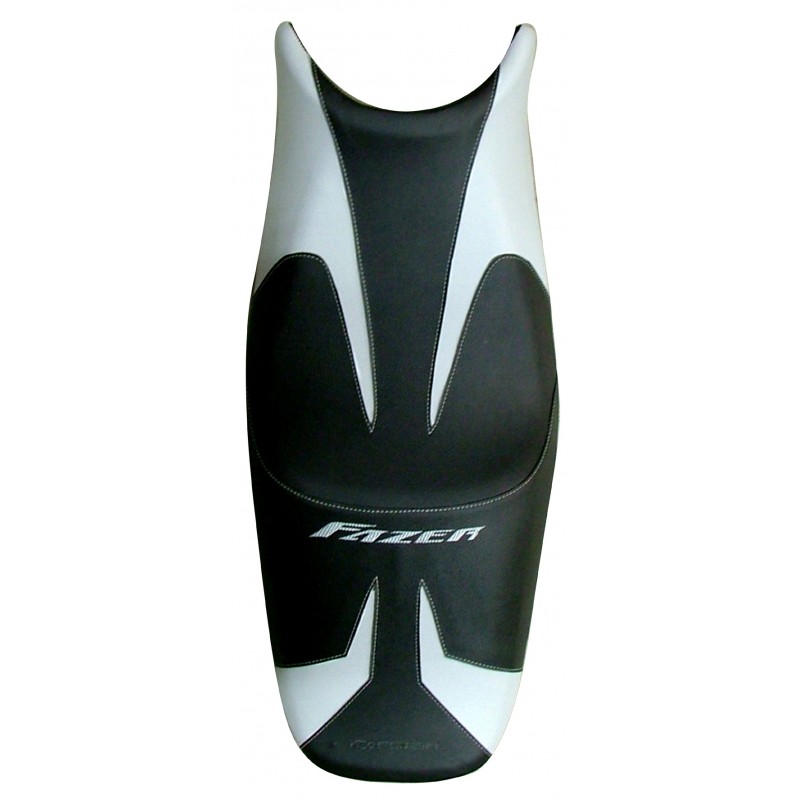 housse de selle bagster YAMAHA FZ6 GRIS CLAIR/NOIR/LETTRES GRIS CLAIR