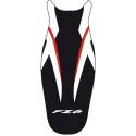 housse de selle bagster YAMAHA FZ6 2007 NOIR/BLANC/LETTRES BLANCHES