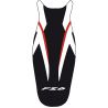 housse de selle bagster YAMAHA FZ6 2007 NOIR/BLANC/LETTRES BLANCHES 0