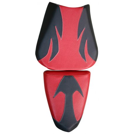 housse de selle bagster APRILIA RSV1000 2005-2006 ROUGE/NOIR