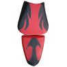 housse de selle bagster APRILIA RSV1000 2005-2006 ROUGE/NOIR 0