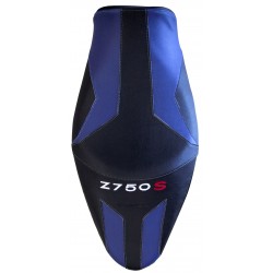 housse de selle bagster KAWASAKI Z750S BLEU/NOIR/LETTRES BLANCHES/ET ROUGES 2005-2006