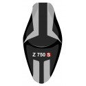 housse de selle bagster KAWASAKI Z750S NOIR GRAINÉ/GRIS CLAIR/LETTRES BLANCHES/ET ROUGES 2006