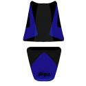 housse de selle bagster KAWASAKI ZX6R 2005 BLEU/NOIR/LETTRES NOIRES