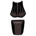 housse de selle bagster HONDA CBR600RR 2006 NOIR/GRIS CLAIR/LETTRES BLANCHES