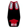 housse de selle bagster YAMAHA MT-01 2007 ROUGE FONCE/NOIR/LETTRES ARGENT 0