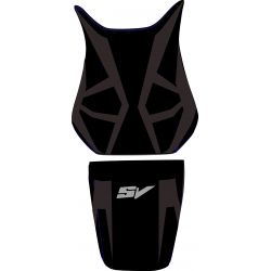 housse de selle bagster SUZUKI SV650 SV1000 2006 ANTHRACITE/NOIR/LETTRES GRISES CLAIRES