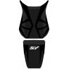 housse de selle bagster SUZUKI SV650 SV1000 2007 NOIR/NUBUCK/LETTRES ARGENT 0