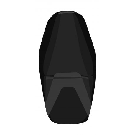 housse de selle bagster HONDA CB1300 2005-2011 NOIR/CARBONE/NUBUCK/LETTRES BLANCHES