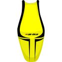 housse de selle bagster KAWASAKI ER6N 2005-2006 CITRON/NOIR/LETTRES NOIRES