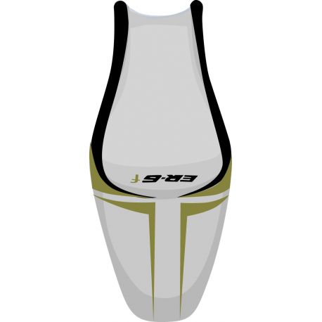 housse de selle bagster KAWASAKI ER6F 2006 GRIS CLAIR/OR/NOIR/LETTRES NOIRES housse de selle bagster KAWASAKI ER6F 2006 GRIS CLAIR/OR/NOIR/LETTRES NOIRES