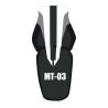 housse de selle bagster YAMAHA MT-03 2006-2008 NOIR/BLANC/ANTHRACITE/LETTRES ROUGES 0