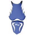 housse de selle bagster YAMAHA YZF-R6 2006 BALTIQUE/BLANC/LETTRES GRISES CLAIRES