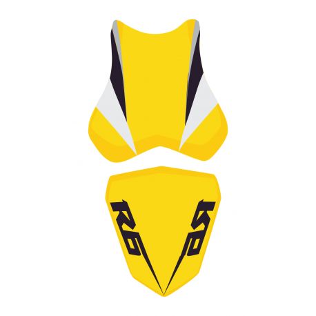 housse de selle bagster YAMAHA YZF-R6 2007 SURF/NOIR/LETTRES NOIRES