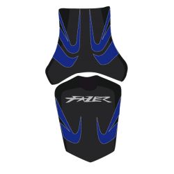 housse de selle bagster YAMAHA FZ1 FAZER 2010-2011 BLEU FONCE/BLANC/LETTRES BLANCHES