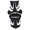 housse de selle bagster YAMAHA FZ1 FAZER 2010-2011 BLANC/NOIR/LETTRES BLANCHES 0