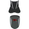housse de selle bagster SUZUKI GSXR600 2006 NOIR/NUBUCK/GRIS CLAIR/ARGENT/LETTRES ROUGES 0