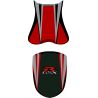 housse de selle bagster SUZUKI GSXR750 2006 NOIR/BORDEAUX CLAIR/GRIS CLAIR/LETTRES FLUO 0