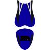 housse de selle bagster SUZUKI GSXR750 2007 BLEU FONCE/CARBONE/ARGENT/LETTRES ROUGES ET BLANCHES 0