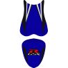 housse de selle bagster SUZUKI GSXR600 2007 BLEU/CARBONE/NOIR/ARGENT/LETTRES ROUGES ET BLANCHE 0