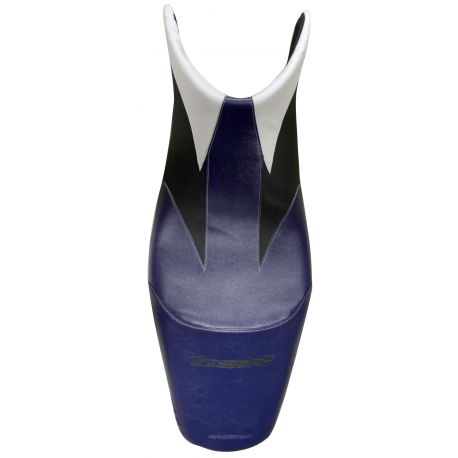 housse de selle bagster SUZUKI GSR600 2006 BLEU FONCE/NOIR/GRIS CLAIR/LETTRES NOIRES