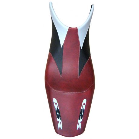 housse de selle bagster SUZUKI GSR600 2007 BORDEAUX CLAIR/NOIR/GRIS CLAIR/LETTRES ARGENT