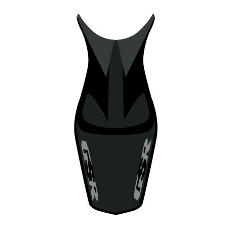 housse de selle bagster SUZUKI GSR600 2008-2011 NOIR/NOIR MAT/LETTRES ANTHRACITES