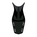 housse de selle bagster SUZUKI GSR600 2008-2011 NOIR/NOIR MAT/LETTRES ANTHRACITES