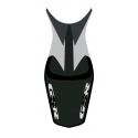 housse de selle bagster SUZUKI GSR600 2008-2010 GRIS CLAIR/NOIR/NOIR MAT/LETTRES ARGENT
