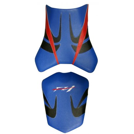 housse de selle bagster YAMAHA FZ1 2008 GITANE/NOIR/LETTRES GRISES CLAIRES ET ROUGES